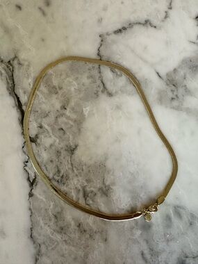 Gorjana Venice Gold Herringbone Necklace